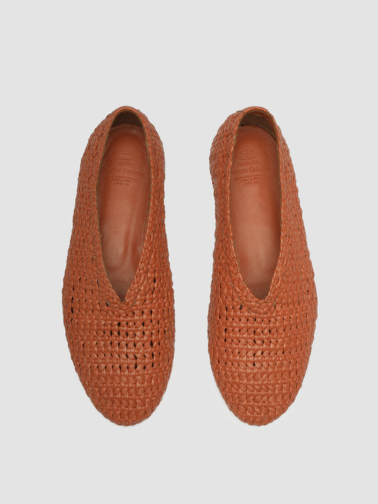 BESSIE/011 INTRECCIO NAPPA RUST ROSE