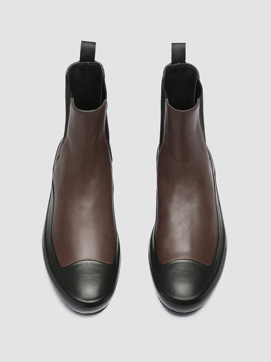 BLACKET/004 BUTTERO NAPPA NERO/TRUFFLE