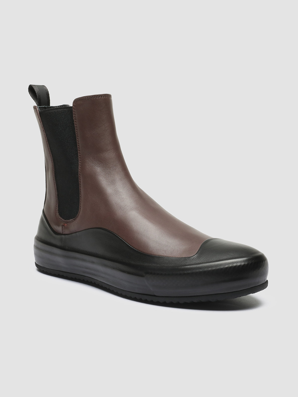 BLACKET/004 BUTTERO NAPPA NERO/TRUFFLE
